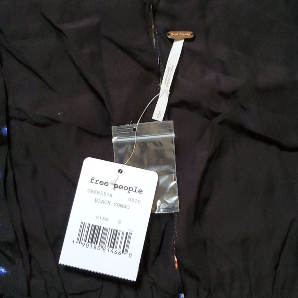 Free People Two Faces Long Sleeve Minidress Size Small NWT - Picture 6 of 9